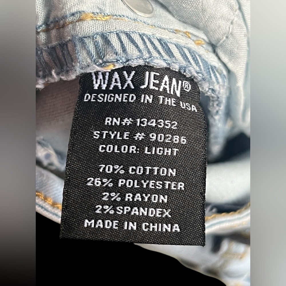 ✨Light wash high-waisted straight-leg jeans✨ - Picture 5 of 5